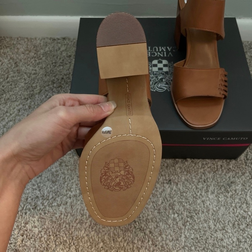 Vince camuto brown sandals size 7 - Picture 3 of 4
